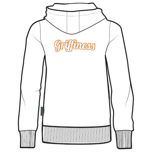 Hoodie Rostock Griffiness weiss