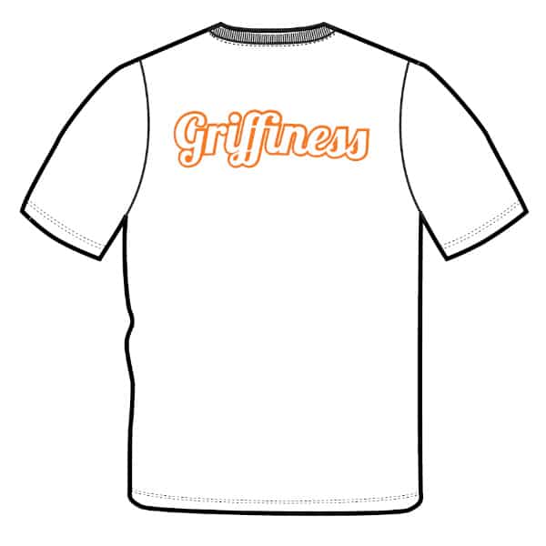 T-Shirt Rostock Griffiness weiß