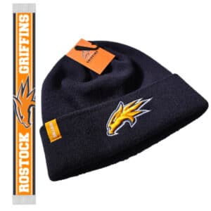 Griffins Fanschal Fold Beanie Bundle Strick Orange