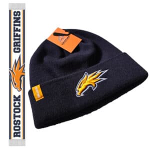 Griffins Fanschal Fold Beanie Bundle Strick Weiss