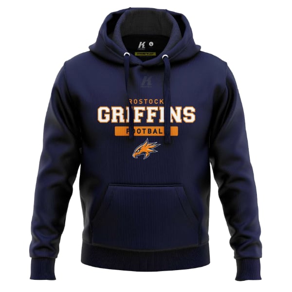 Hoodie Rostock Griffins BAR EDITION Knoah Front