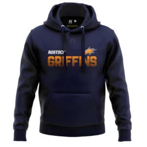 Hoodie Rostock Griffins LINES EDITION Knoah Front