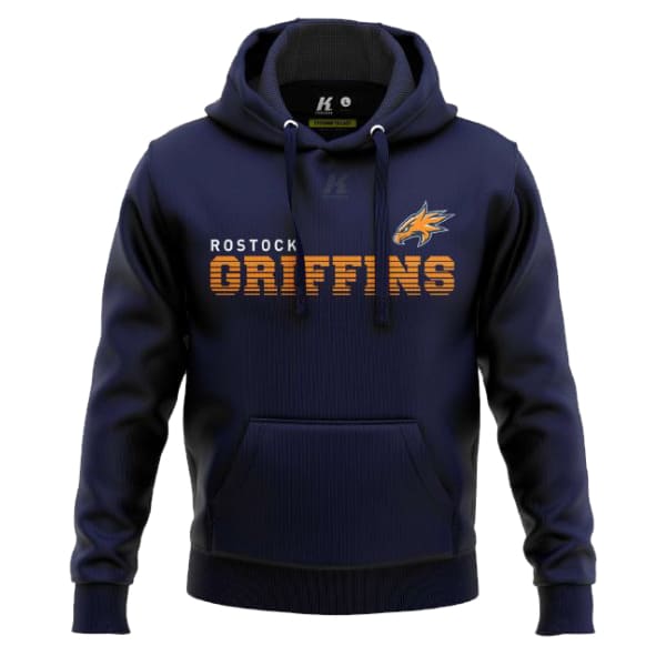Hoodie Rostock Griffins LINES EDITION Knoah Front