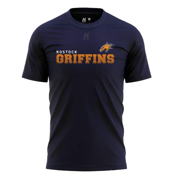 T Shirt Rostock Griffins LINES EDITION Knoah Front