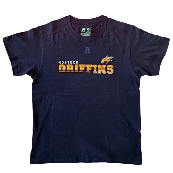 T Shirt Rostock Griffins LINES EDITION Knoah Front