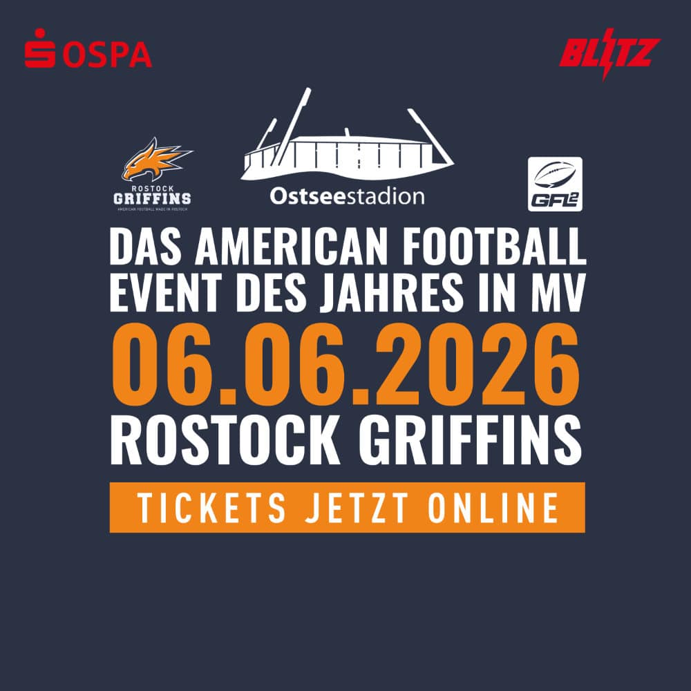 Rostock Griffins 2026 Ostseestadion