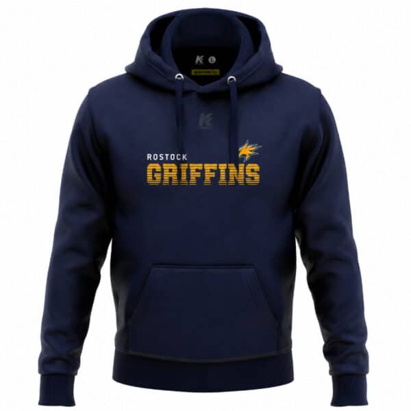 Hoodie Rostock Griffins LINES EDITION Knoah Front 2026