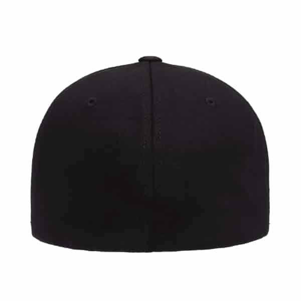Basecap FlexFit Schwarz Back